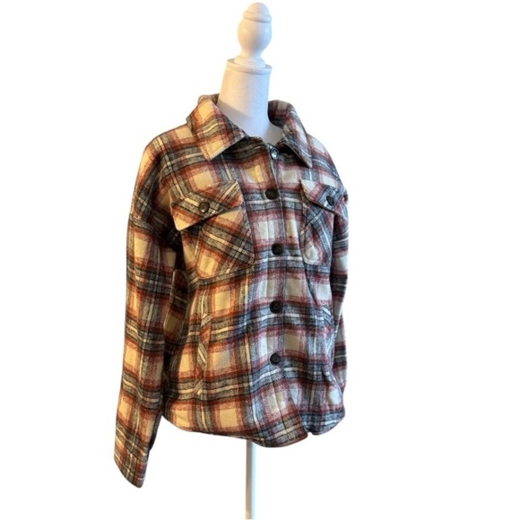 Ci Sono Outerwear Plaid Outdoor Jacket Size M - Picture 2 of 6